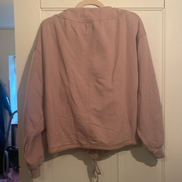 We the free by Freepeople French terry crop bubble sleeve sweatshirt - Picture 9 of 13